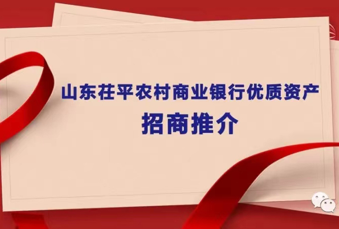 山东茌平农商银行优质资产招商推介